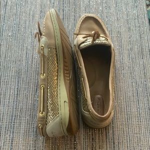 Gold Sperry Top-Sider